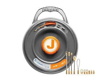 Jonard Tools FTF-1125 Fiberglass Fish Tape Rodder, 100 ft for Pushing and Pulling Fiber Optic and Electrical Cable