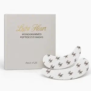 Light Heart Under Eye Patches for Puffy Eyes & Dark Circles | 25 Pack