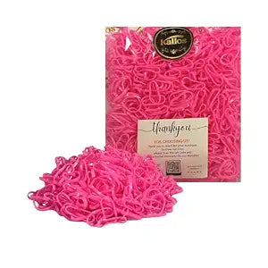 500 Pack Pink Rubber Bands for Hair – 22mm Durable No-Damage Elastic Hair Ties for Babies Toddlers Kids & Adults Non-Slip Multi-Use Hair Accessories for Braids, Ponytails & Crafts by Kàllos