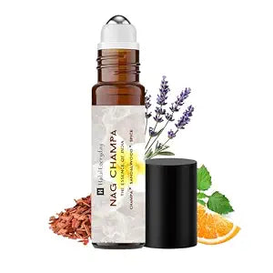 HalalEveryDay Nag Champa Perfume Oil Roll-On, Alcohol-Free, 1/8 oz