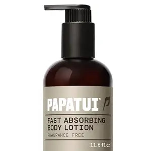 PAPATUI by Dwayne Johnson Body Lotion for Men Fragrance-Free 11.5 fl oz