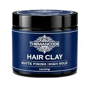 THEMANCODE Hair Clay for Men, High Hold & Matte Finish, 4 Oz