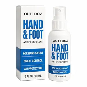 DryGrip Antiperspirant Spray for Sweaty Hands & Feet, 15% Aluminum Chloride