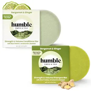 Humble Strengthening & Volumizing Shampoo & Conditioner Bar Set