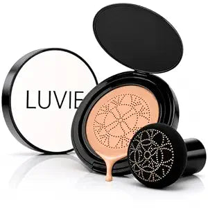 LUVIE Glow Foundation for Mature Skin - Cushion Foundation - Warm