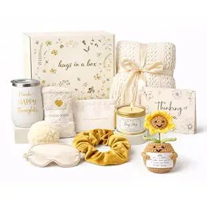 Gift Baskets for Women 11 PCS , Self Care Gifts for Women, Mothers Day Birthday Gifts for Care Package, Unique Sympathy Gift Basket Spa for Best Friend Sister Get Well Soon