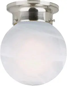 Design House Millbridge Flush Mount Light, Satin Nickel