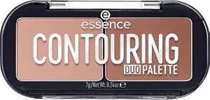 Essence Contouring Duo Palette - Matte Finish, Brown, Palette Container