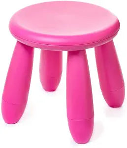 Kids Step Stool, Kindergarten Study Stools, Lightweight Footstools are Sturdy and Durable, Very Suitable for Use in The Kitchen, Bathroom and Bedroom (Red Wine)