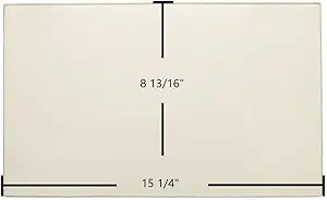 Pacific Energy Super 27 / Super Classic-LE/Spectrum/Spectrum Classic Ceramic Glass Panel (15 1/4" x 8 13/16") Γ Replaces 80000157