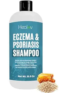 Eczema Shampoo – All-Natural Dermatitis & Psoriasis Treatment for Dry, Itchy, Flaky Skin – Daily Dandruff & Scalp Treatment – Itchy Scalp Relief for Men, Women & Kids – Eczema Soap Shampoo 16.9 oz