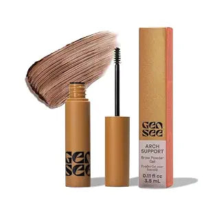 Gen See Arch Support Brow Powder Gel. Brown Dual Eyebrow Tint & Hold