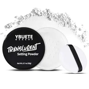 YBUETE Translucent Loose White Setting Powder, Cosplay SFX Face Makeup