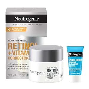 Neutrogena Rapid Tone Repair Face Moisturizer + Trial Cleanser, 2 pk