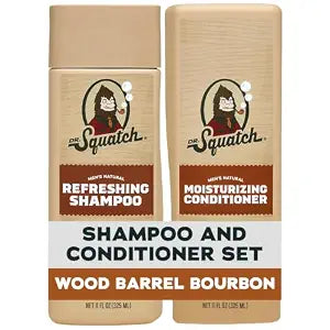 Dr. Squatch Men's Natural Shampoo and Conditioner Set (11 fl oz, 2-Pack)