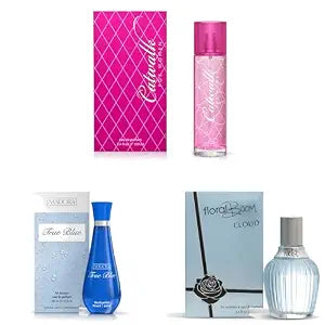 Sandora Fragrances Women's Perfume 3-Pack – Eau de Parfum – Three Full-Size 100 ml Bottles – Fresh Clean + Sweet Modern + Fresh Floral