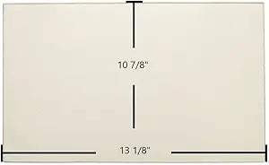 Drolet Tundra, Tundra II, Heatmax, Heatmax II, Heatpack Ceramic Glass Panel Γ 13 1/8" x 10 7/8" Replacement (SE513512)