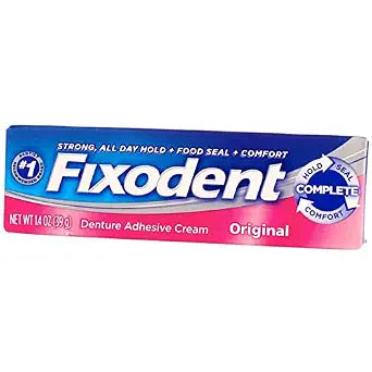 Fixodent Denture Adhesive Cream Original 1.40 oz (Pack of 2)