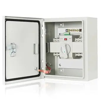 100A 3P Automatic/Manual Generator Transfer Switch for Home  120/240V 24,000W, Indoor/Outdoor Use, Easy Installation & Durable Design, Effortless Mode Switching