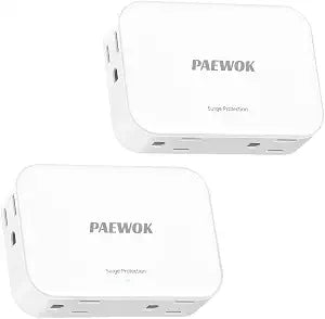 Outlet Extender, 360 Rotating Flat Wall Plug Adapter