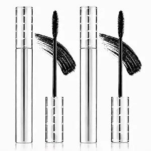 Mascara, Growth Serum Fiber Mascara, Thin Lashes Volume Length, 2PCS