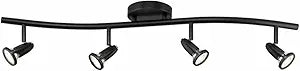 Access Lighting - HI Access 52204LEDDLP-BL Transitional LED Wall or Ceiling Spotlight Bar from Cobra Collection in Black Finish, 33.00 inches