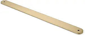 khtumeware 5 Pack Champagne Bronze Cabinet Hardware Handle Pull Backplate/Back Plate - 12" Inch (305mm) Hole Centers