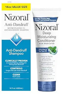 Nizoral 14 Oz Shampoo + 9.4 Oz Conditioner Bundle