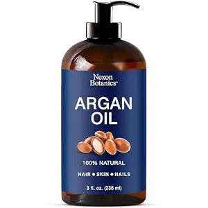 Argan Oil for Hair Growth 8fl oz - Hydrating Facial Oil for Gua Sha Massage