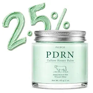 PDRN Beef Tallow Balm for Face, Grass-Fed Whipped Tallow Moisturizer, 2 OZ