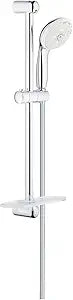 Grohe 28436002 Tempesta Classic 2.5 GPM 24" 4-Spray Shower Rail Set, Starlight Chrome