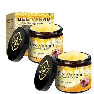 2 Pcs Bee Venom Skin Cream, Wrinkle Removal & Firming Anti-Aging Bee Venom.