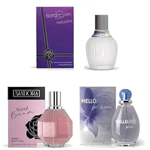 Sandora Fragrances Women's Perfume 3-Pack – Eau de Parfum – Three Full-Size 100 ml Bottles – Floral + Rich + Soft + Expressive Fragrance