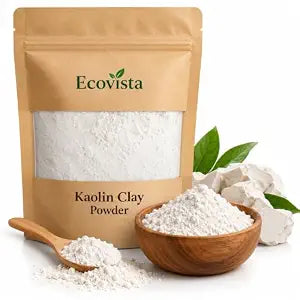 Kaolin Clay Powder | 100% Pure & Natural | Food Grade & Edible | Skin Detox & Rejuvenation | DIY Face Mask, Soap, Bath Bombs, & More | 4 oz (113g)