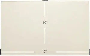 Breckwell SW1.2, SW2.0, SW2.5 Door Glass Replacement Γ 17" x 10" High-Temperature Ceramic Glass Panel (893145)