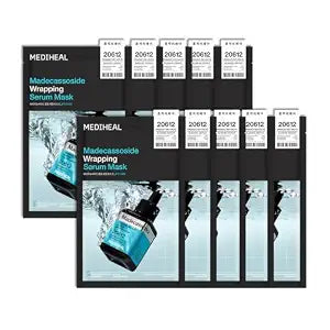 MEDIHEAL Madecassoside Wrapping Serum Face Mask for Blemish Repair (10EA)