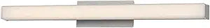 WAC Lighting dweLED, Brink 24in LED Bathroom Vanity or Wall Light 3-CCT 2700K-3000K-3500K Set to 3000K in Brushed Aluminum