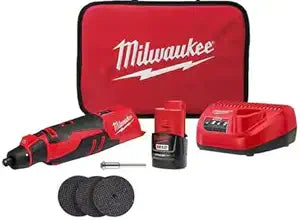Milwaukee Electric - M12TRADE BRUSHLESS Rotary Tool KIT
