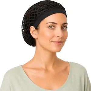 Hair Nets for Sleeping, 0.98 inch Wide Elastic Band, 2-Pack