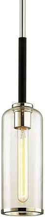 Troy Lighting F6273-TBK/PN Aeon Pendant, 1-Light 75 Watts, Textured Black