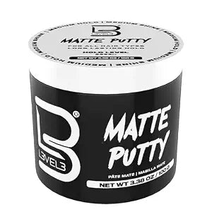 L3 Level 3 Matte Putty Grooming Hair Product for Women and Men (3.5oz)