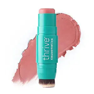Thrive Causemetics Cream Blush Triple Threat Color Stick, Dusty Rose Matte