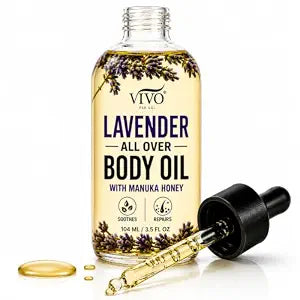 Vivo Per Lei Lavender Body Oil - with Manuka Honey - 3.5 Fl Oz
