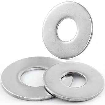 VGBUY 40PCS 1/2 Flat Washers for Screws and Bolts, 1-1/4 OD, Thickened 304 Stainless Steel 1/2 Washer Flat, Large Hardware Washers for Home, Industry, Indoor and Outdoor Use