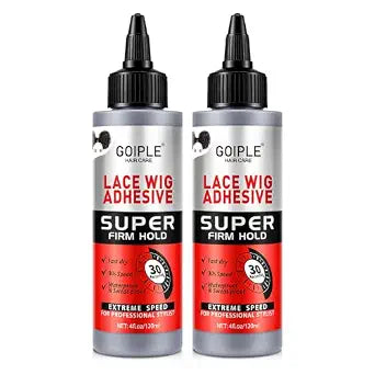 Hair Glue for Quick Weave Professional Hair Bond Glue for Wigs & Hair Extensions | Strong Hold Weave Glue Waterproof & Non-Damaging Formula Easy Application Quick Weaving Weave Adhesive (2 PCS)