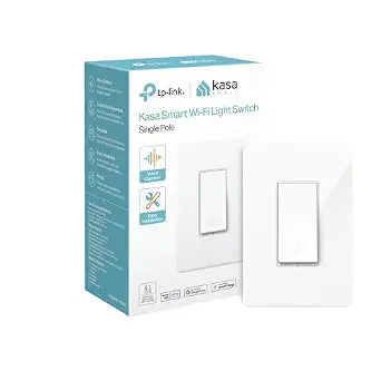 Kasa Smart Light Switch, Single Pole, Need Neutral Wire, HS200