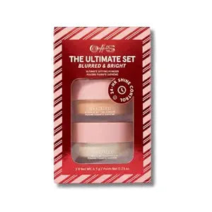 ONE/SIZE The Ultimate Set Blurred & Bright Setting Powder Duo ï¿½ï¿½ï¿½ Translucent & Ultra Pink ï¿½ï¿½ï¿½ 2 x 6.5 g / 0.23 oz ï¿½ï¿½ï¿½ Mini Loose Powders for 24-Hour Shine Control