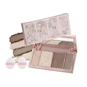 Flower Knows Butterfly Cloud Collar Embossed Highlight & Contour Palette