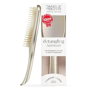 Tangle Teezer Chrome Ultimate Detangler Brush, Straight to Curly, Gold