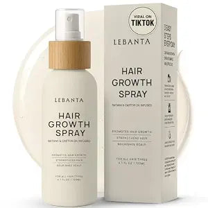 Lebanta Hair Oil Spray - 100% Pure Ingredients For Non Greasy, Thicker & Stronger Looking Hair - Organic Batana, Castor, Biotin, Saw Palmetto, and Rosemary Oil for Men & Women Scalp - 4 FL OZ